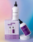 Lifestyle image of the Alcove Hair Violet Duo