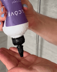 Gif Showing someone pour the Alcove Hydrating Conditioner in their palm