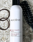 Bottle of Alcove Hair Strong Hold Hairspray