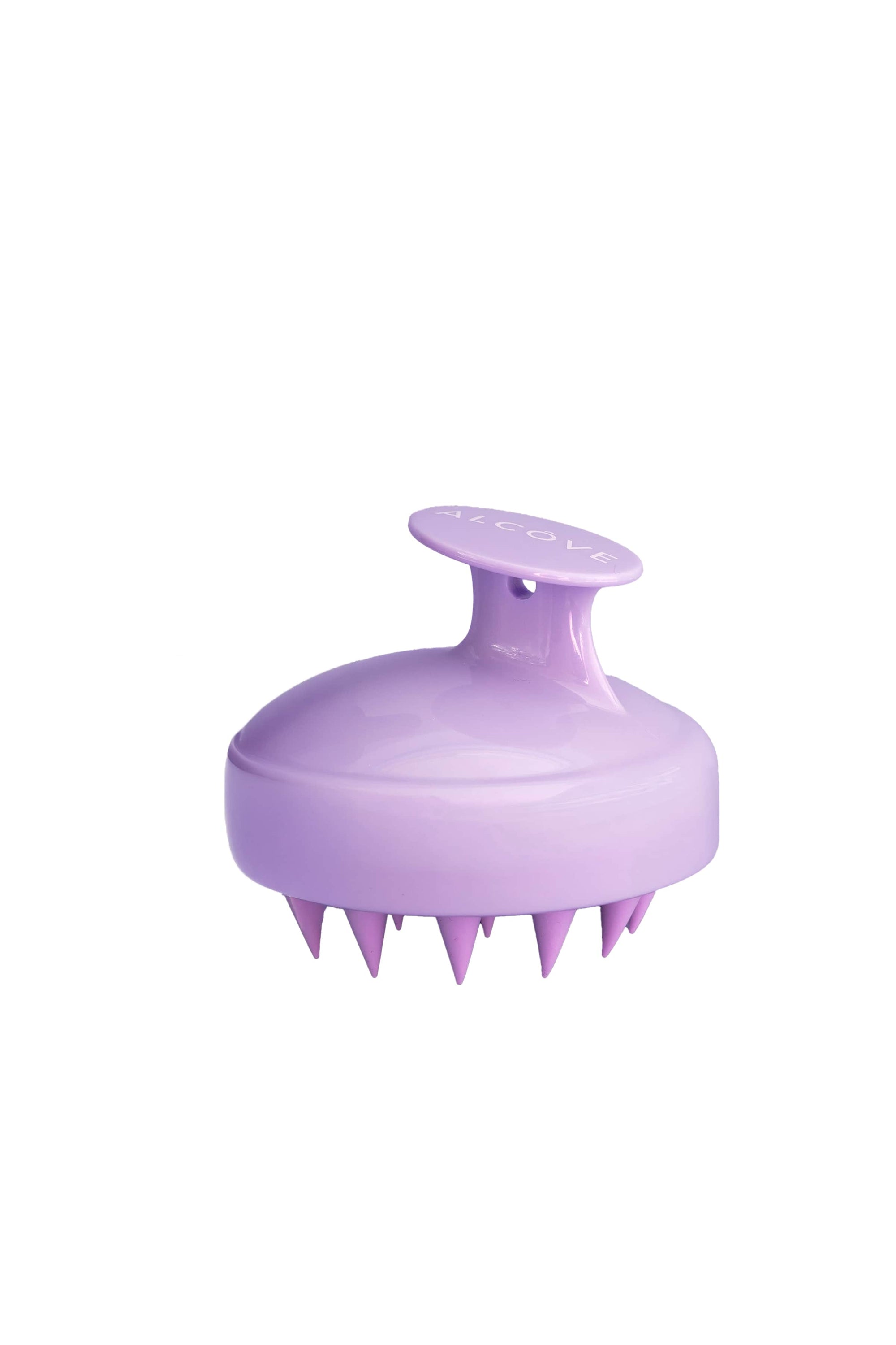 Picture showing the Alcôve Hair Purple Scalp Brush