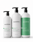 Image showing the 3 products included in the Alcôve Hair Curl Bundle Jumbo