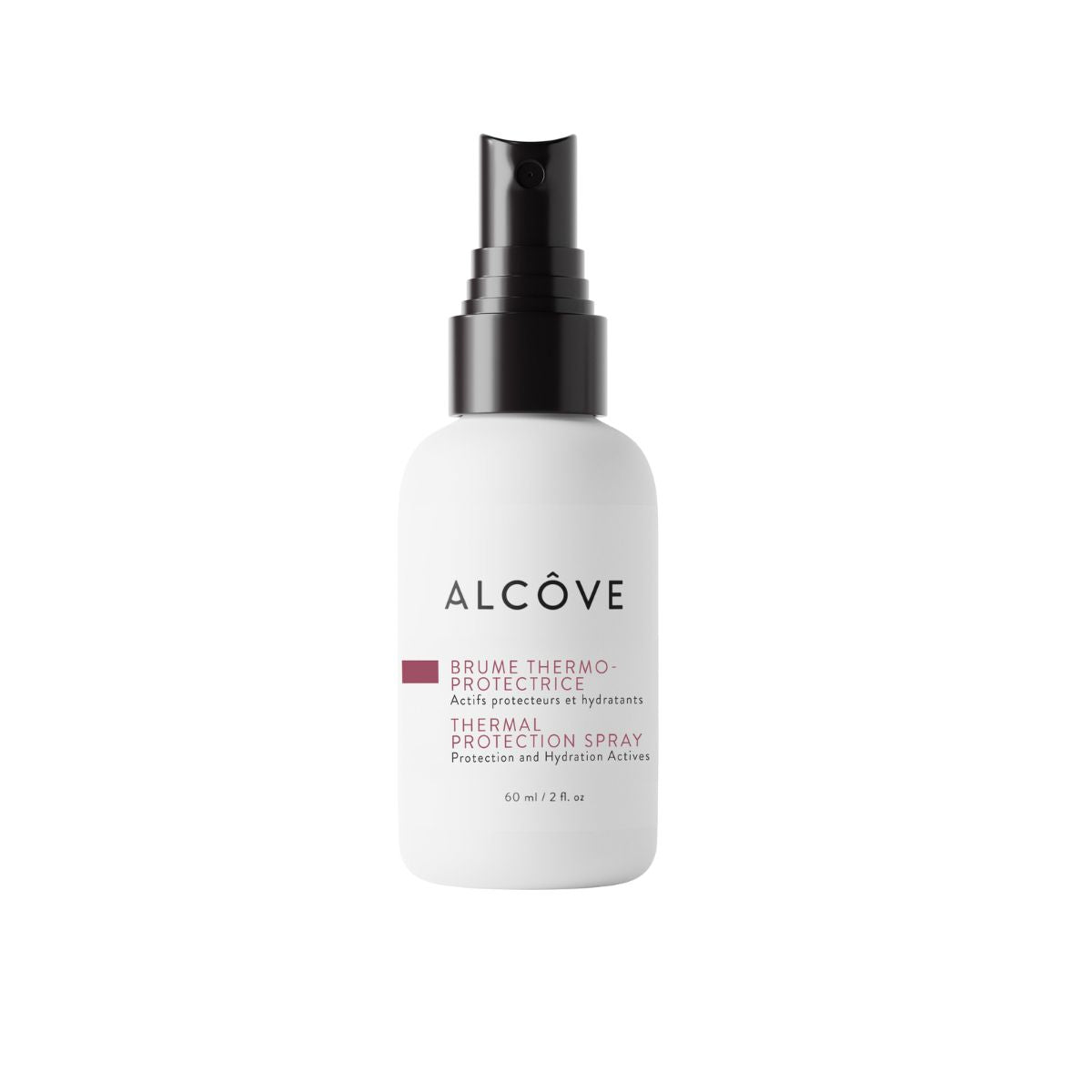 Bottle of Alcove Mini Thermal Protection Spray for Protection and Hydration 60 ml