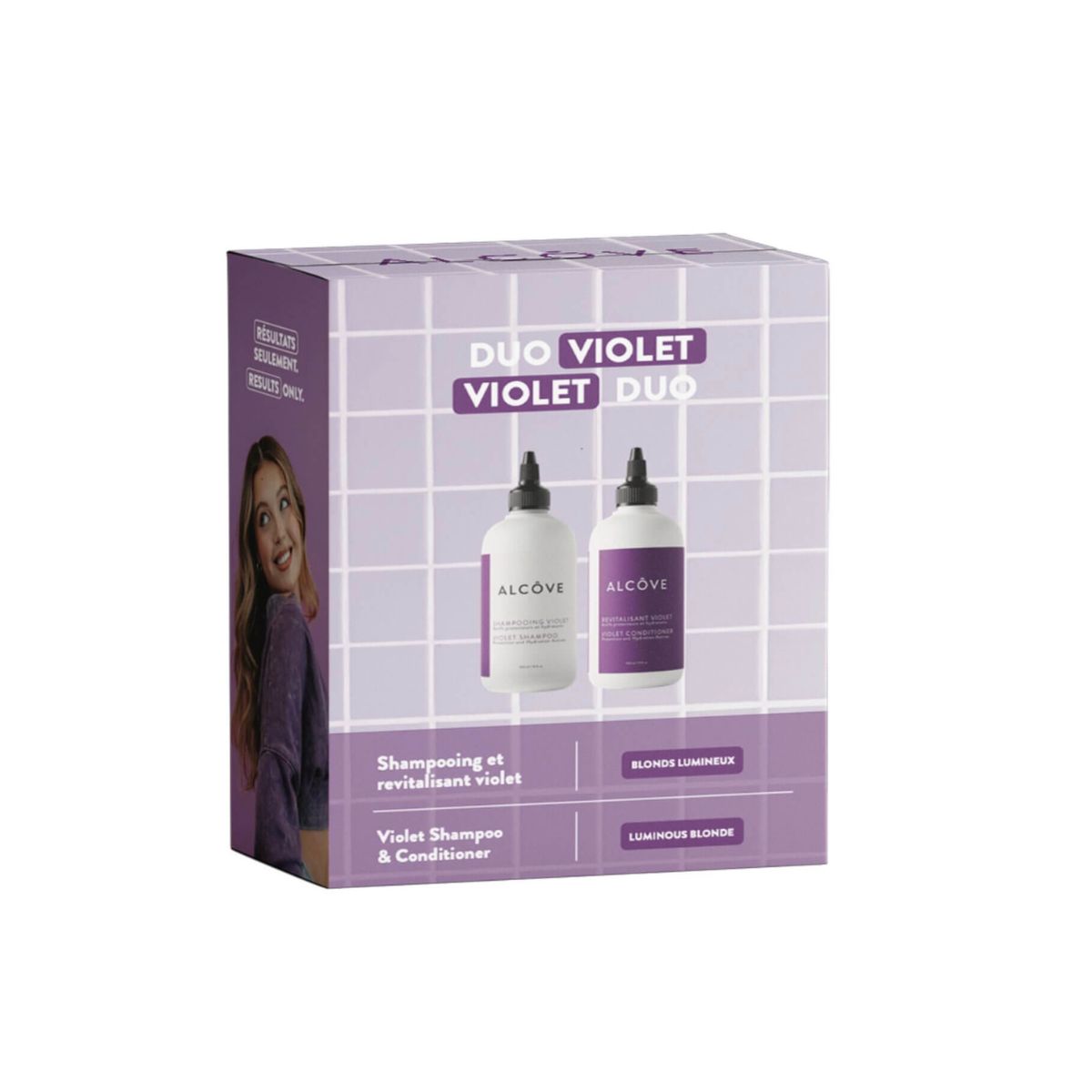 Alcove Violet Duo Shampoo and Conditioner Box 300 ml