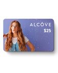 Alcove Hair $25 Gift Card in purple