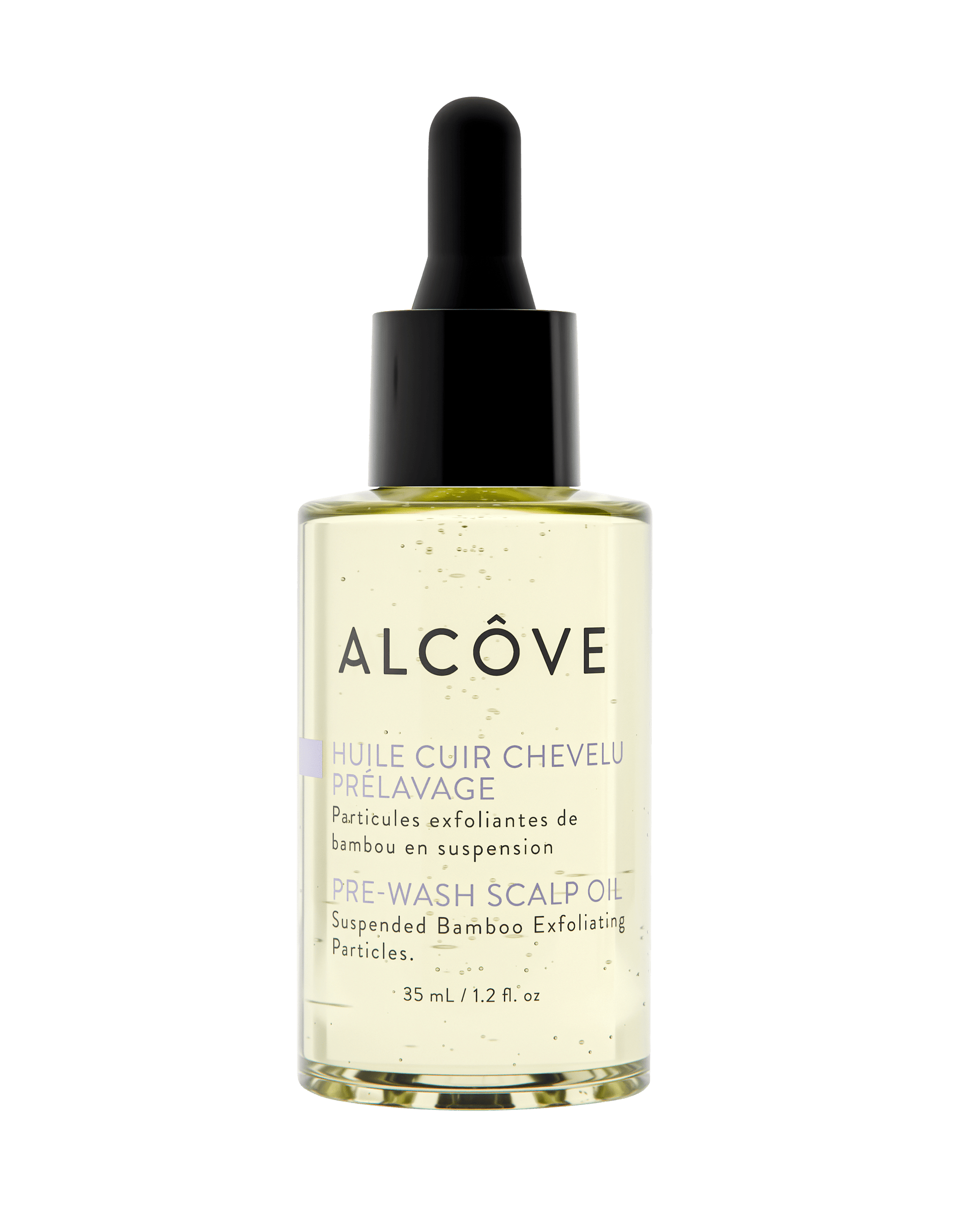 Bottle of Alcove Hair Pre-Wash Scalp Oil