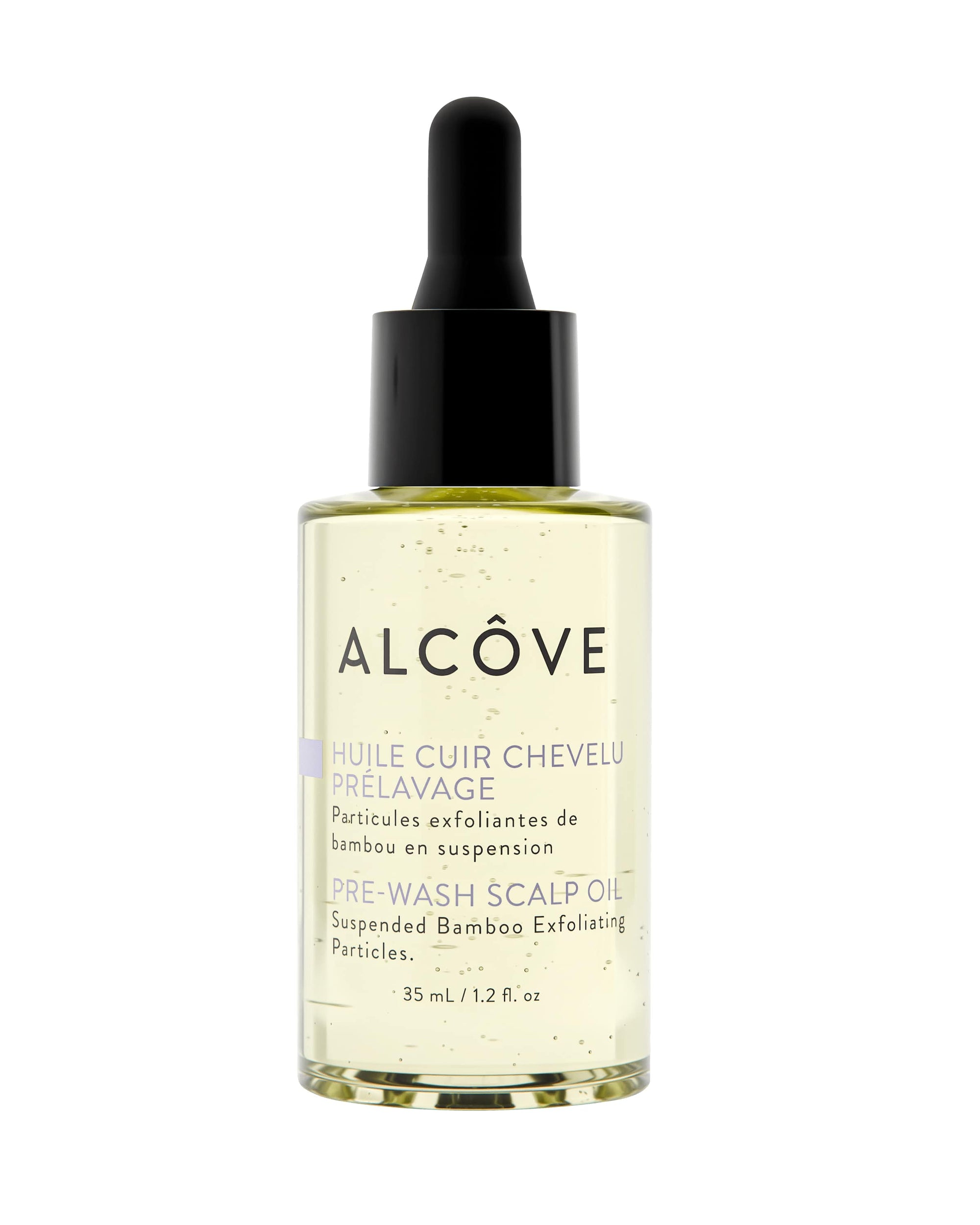 Bottle of Alcove Hair Pre-Wash Scalp Oil