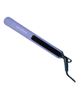 Purple hair straightener with 'ALCove' branding on a white background